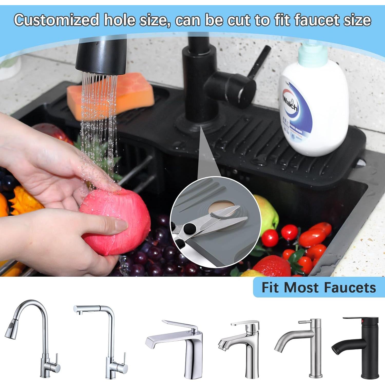 Base Antideslizante de Silicona 36.83x13.97 cm para Fregadero