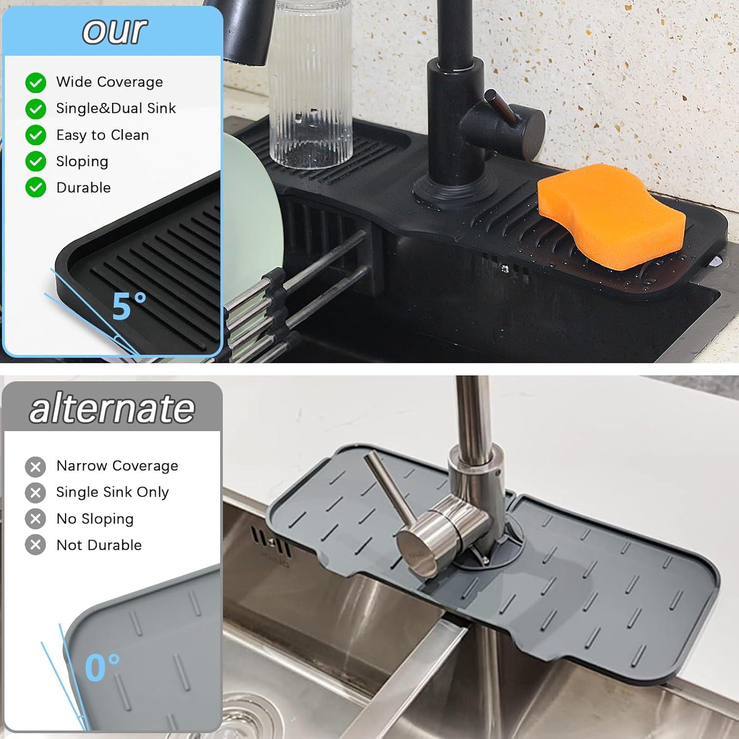 Base Antideslizante de Silicona 36.83x13.97 cm para Fregadero