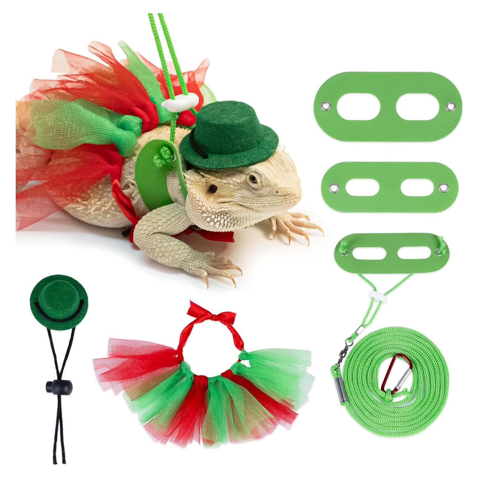 Disfraz de Dragón Barbudo WODISON Navidad con Sombrero y Falda Tutu