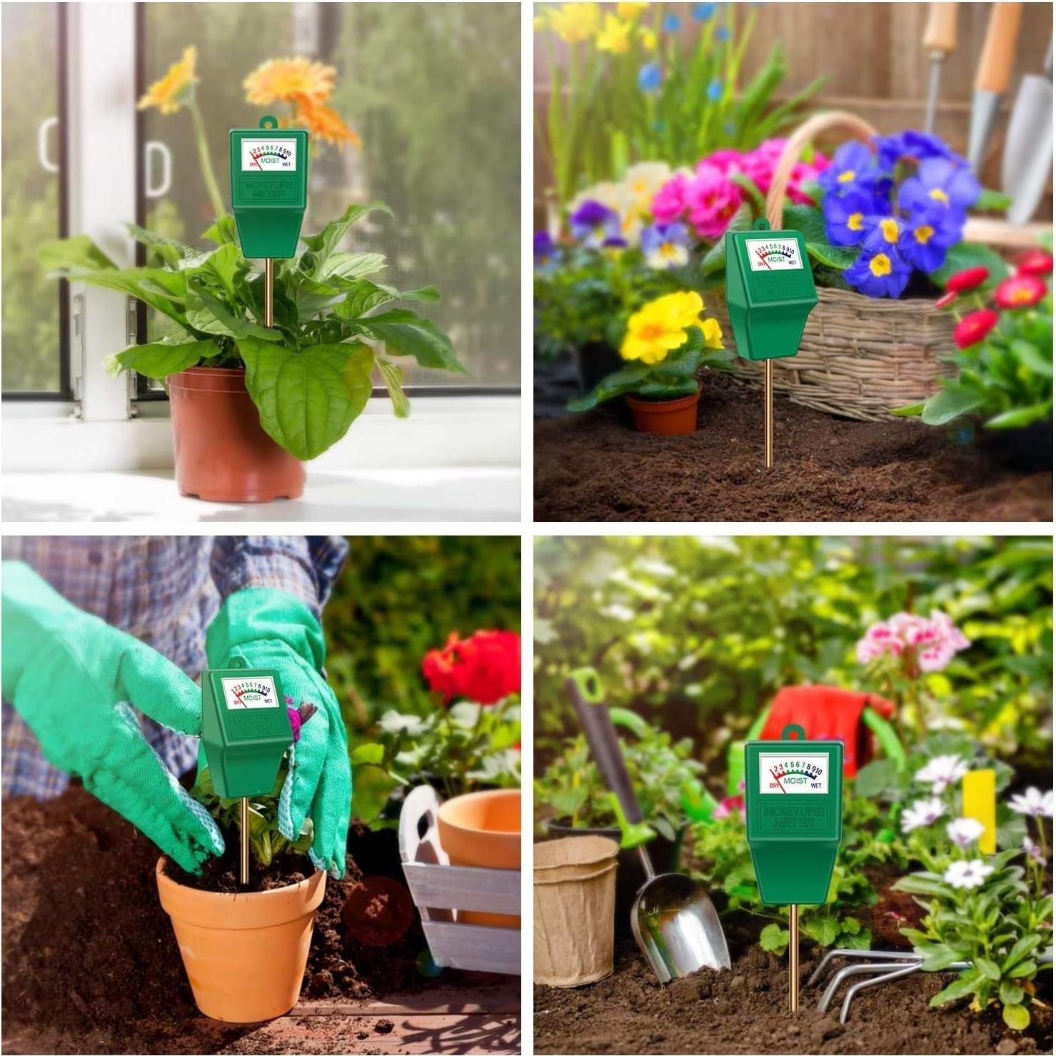 Medidor de Humedad del Suelo Hathdia 2 Sensores 19.3 cm