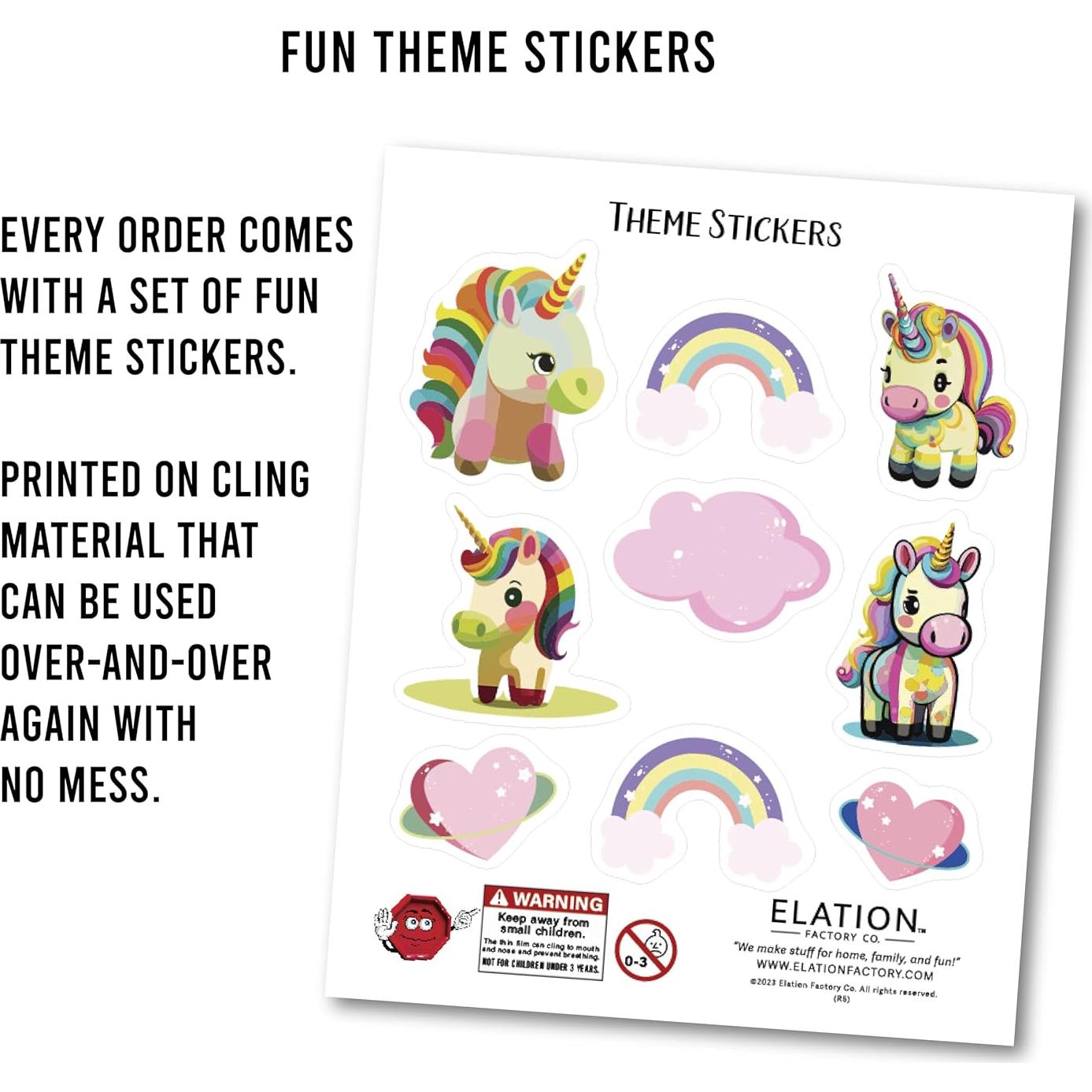 Tablero de Trazado de Nombres Unicornio Mágico Elation 24.1cm