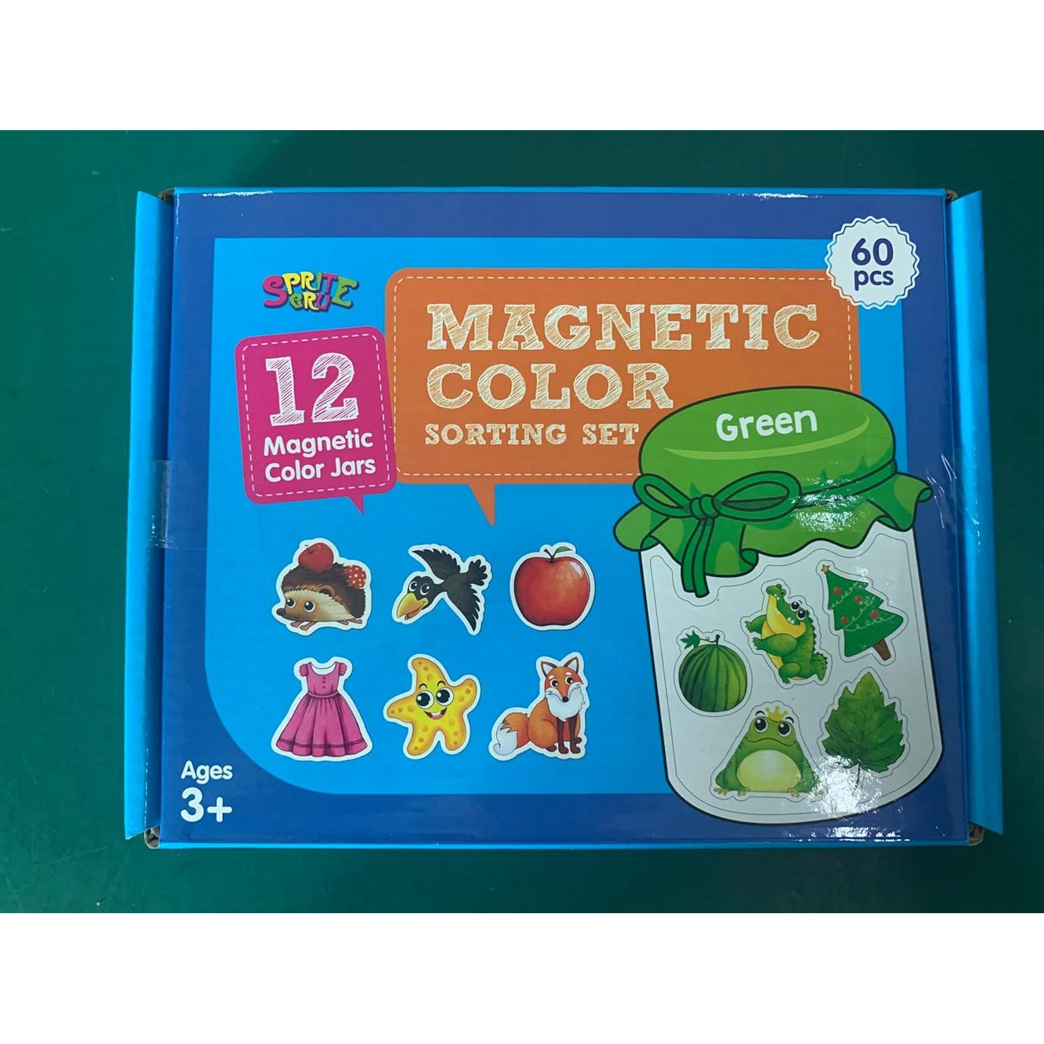 Juguetes Magnéticos Educativos SpriteGru - 12 Piezas y 60 Imanes