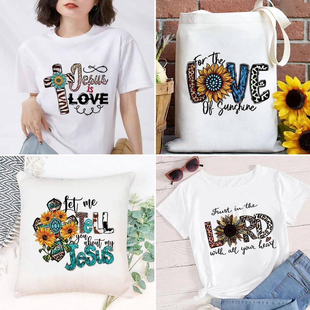 6 Piezas Parche de Transferencia de Calor Jesús ROMODIYA