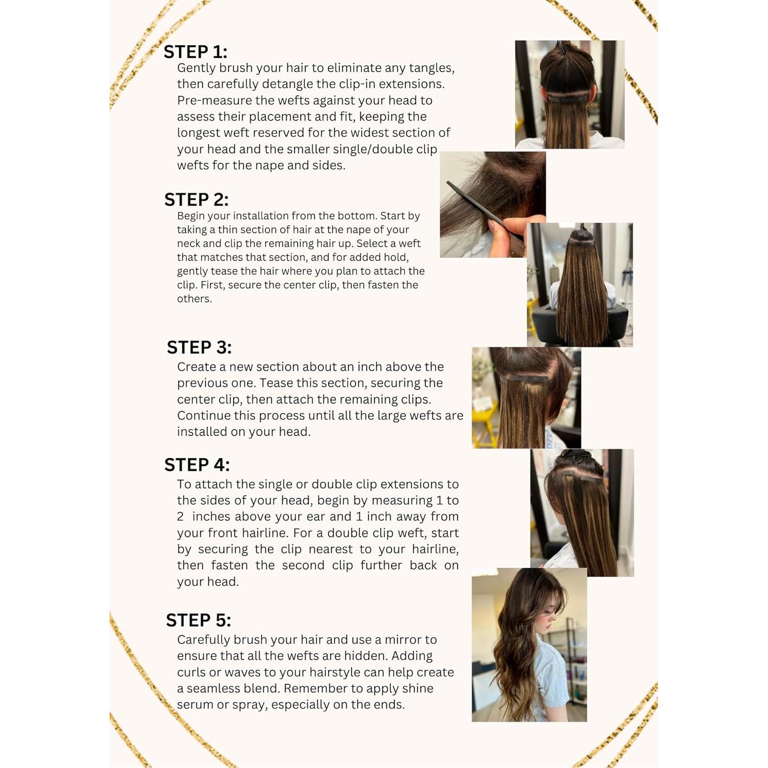 Extensiones de Cabello Humano Remy 56 cm Rubio Claro 120g 8 Piezas