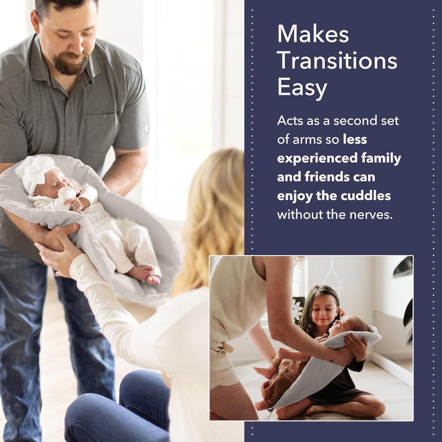 Almohada de Soporte para Bebés Topponcino Orgánico Gris