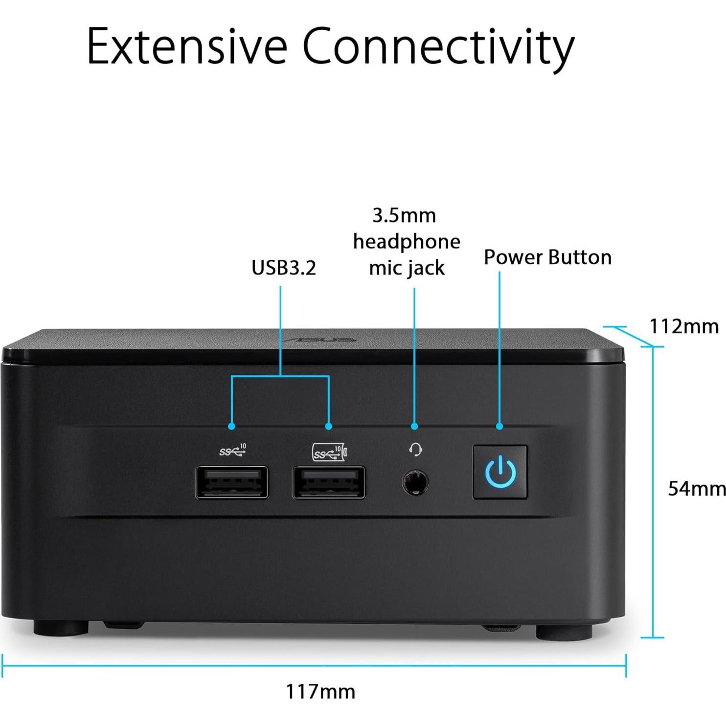 Mini PC ASUS NUC 13 Pro Slim i7-1360P 16GB 512GB Thunderbolt