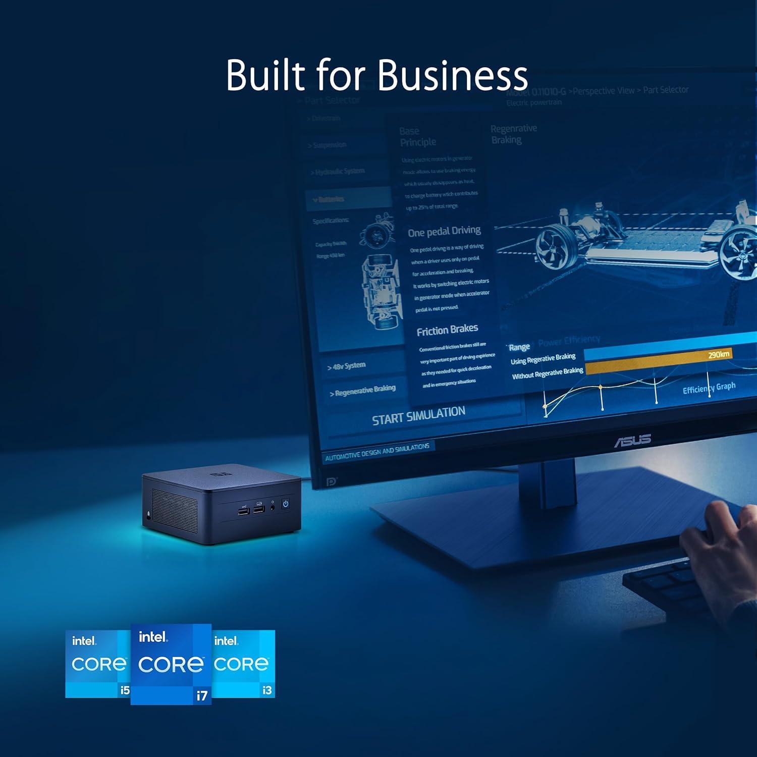 Mini PC ASUS NUC 13 Pro Slim i7-1360P 16GB 512GB Thunderbolt