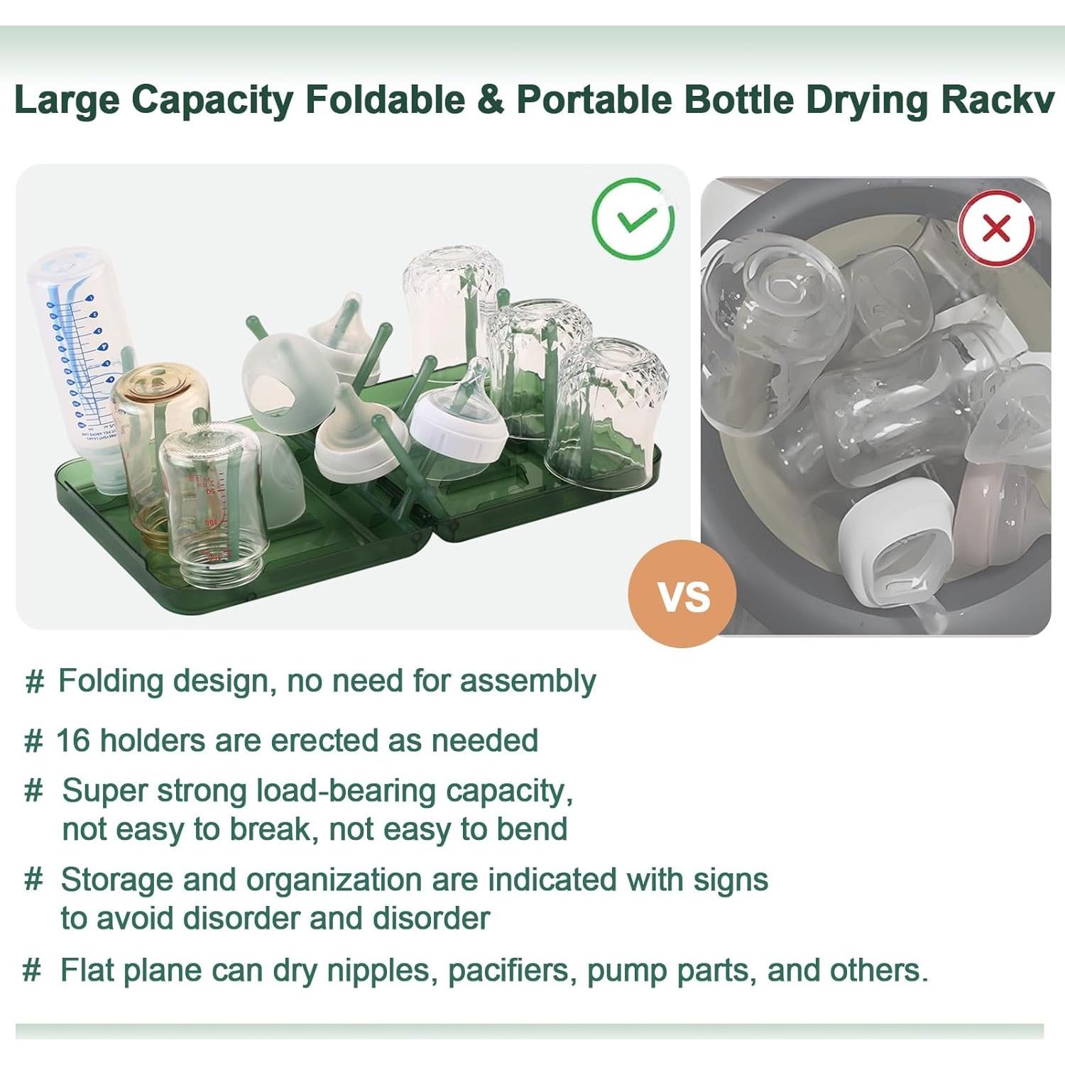 Juego Limpiador de Botellas Eléctrico WHNL con Soporte Secado