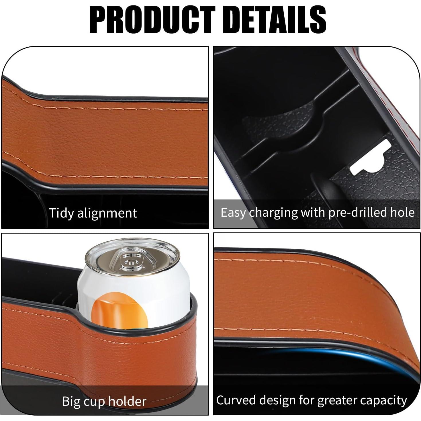 Organizador de Asiento para Coche Hbxdeco Marrón Conductor