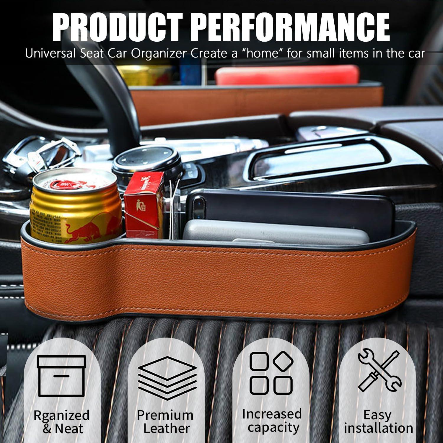 Organizador de Asiento para Coche Hbxdeco Marrón Conductor