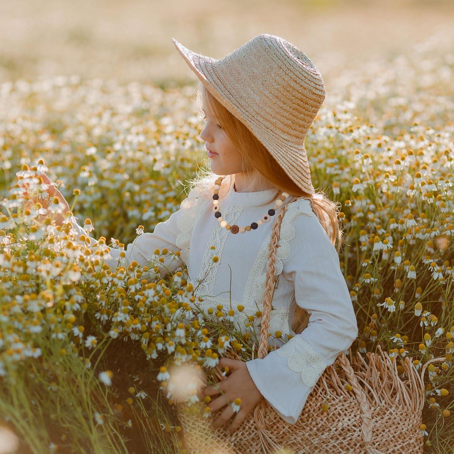 Whaline 100 Perlas de Silicona Marrón para Manualidades DIY