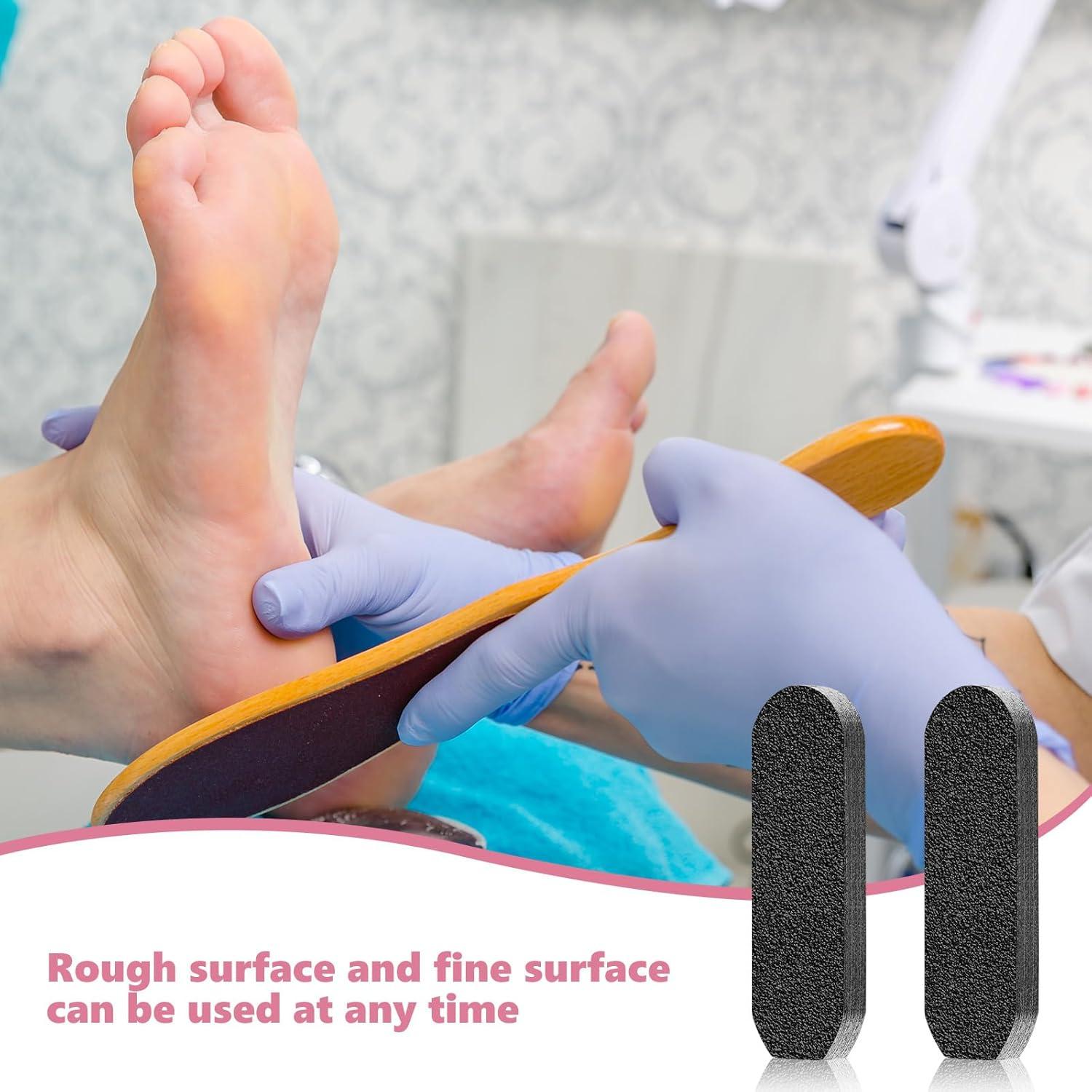 Repuestos de Lima de Pedicura Flutesan 80 Pcs Acero Inoxidable