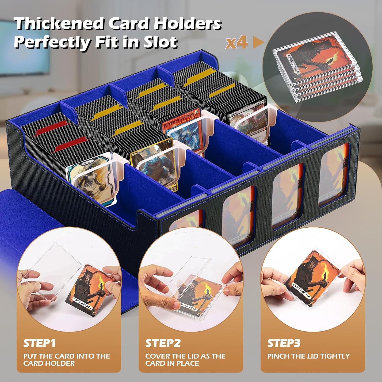 Caja de Almacenamiento de Cartas Komick - 4 Filas, 3000 Cartas