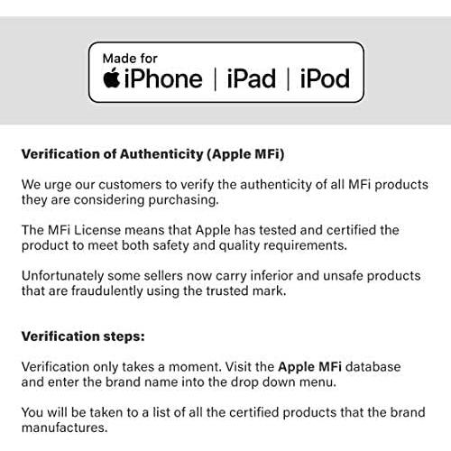 Cargador de iPhone Galvanox 10W con cable Lightning 1.5m