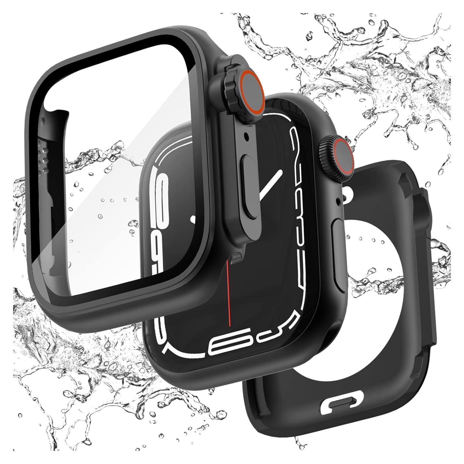 Carcasa Protectora Fullife 2 en 1 para Apple Watch 40mm Negra