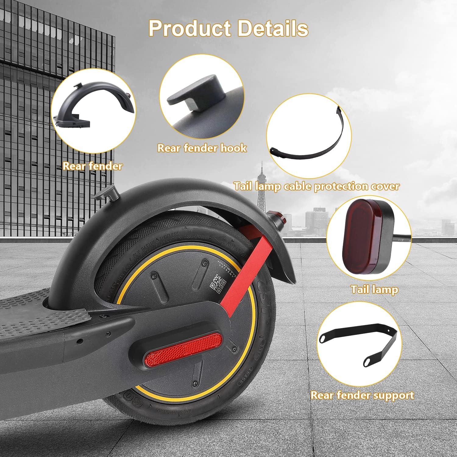 Guardabarros trasero Yungeln G30 para scooter eléctrico