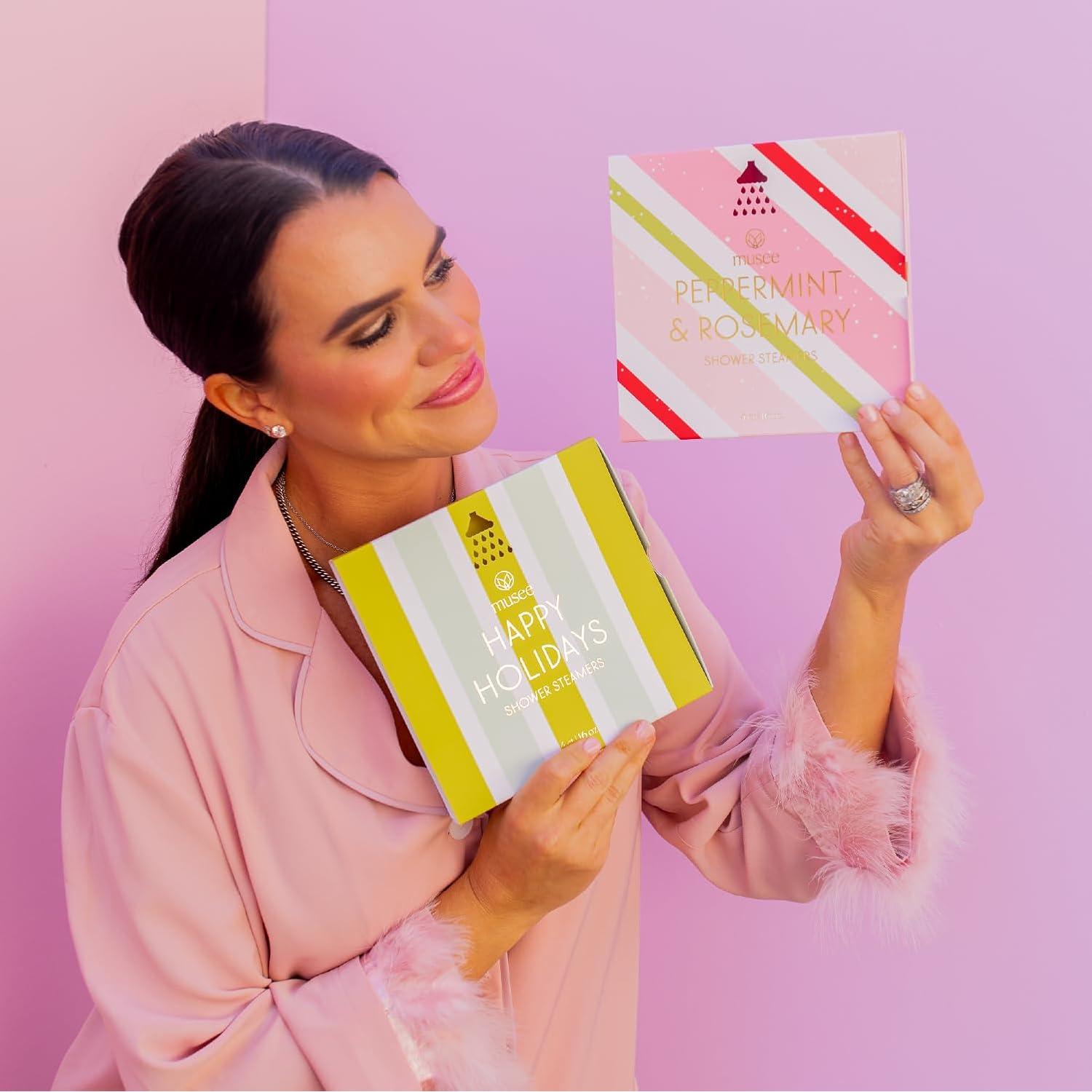 Vaporizadores de Ducha Musee Felices Fiestas Set 4 Piezas