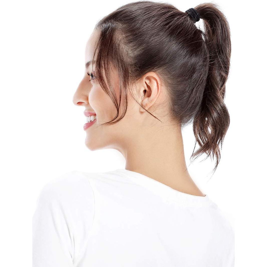 Sujetadores de Cabello AwEx Grande Negro 50 PCS 4 mm Sin Metal