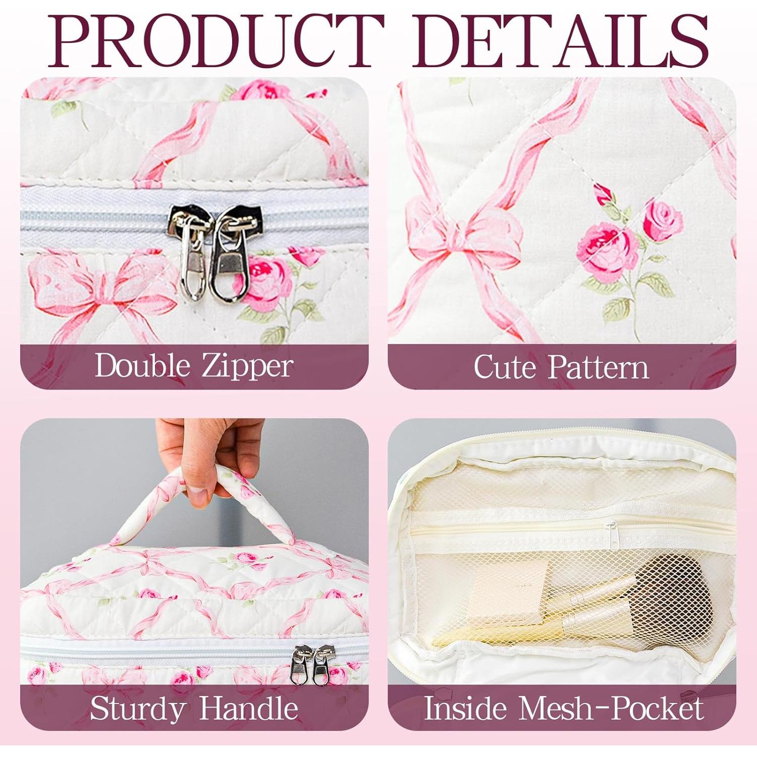 Organizador de Bolsa de Maquillaje AMZMA Acolchada 25.9 cm