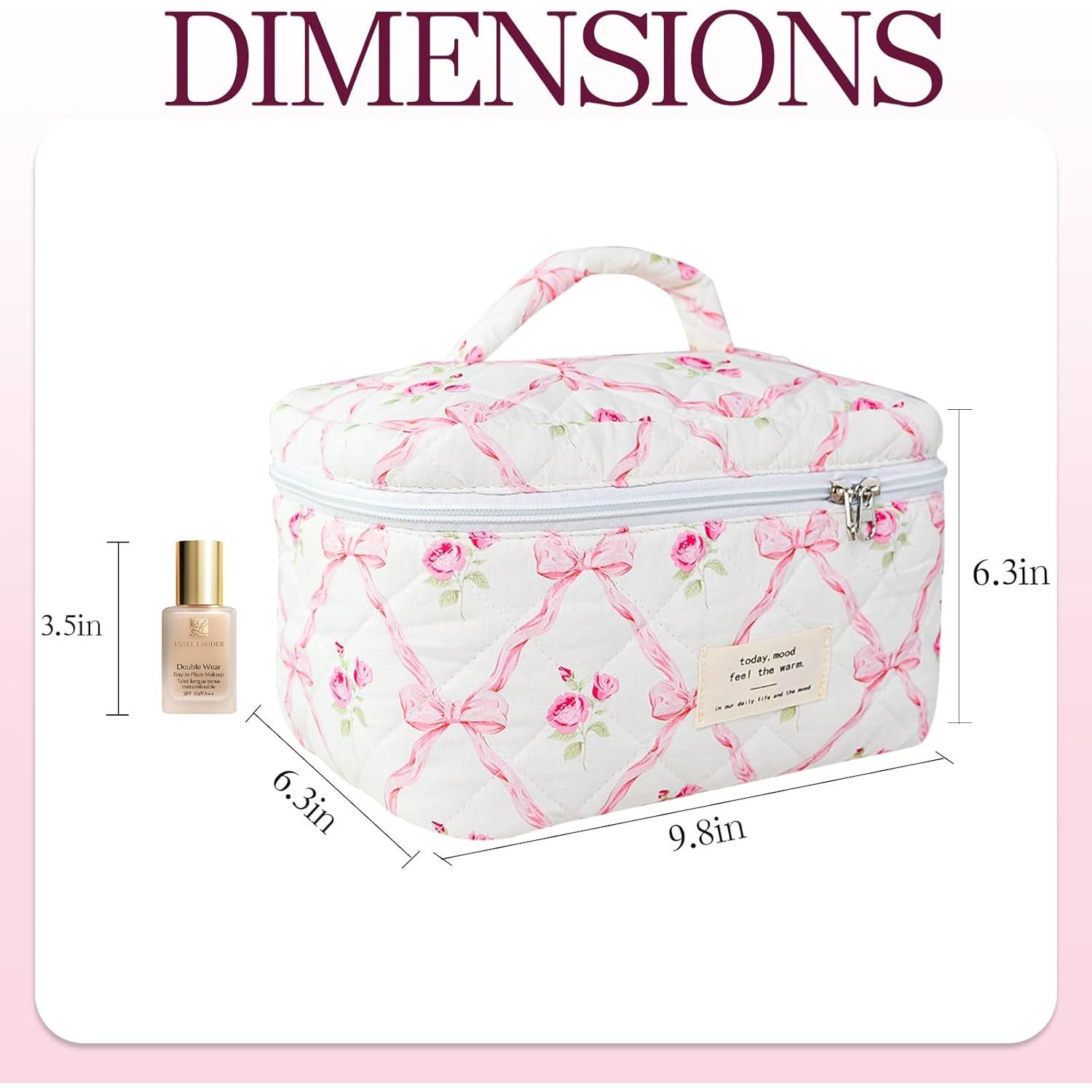 Organizador de Bolsa de Maquillaje AMZMA Acolchada 25.9 cm