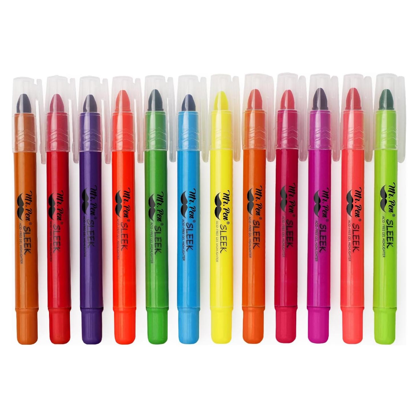 Marcadores de Gel Mr. Pen - Paquete de 12 Colores Variados
