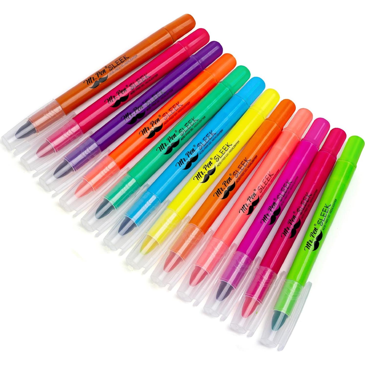 Marcadores de Gel Mr. Pen - Paquete de 12 Colores Variados