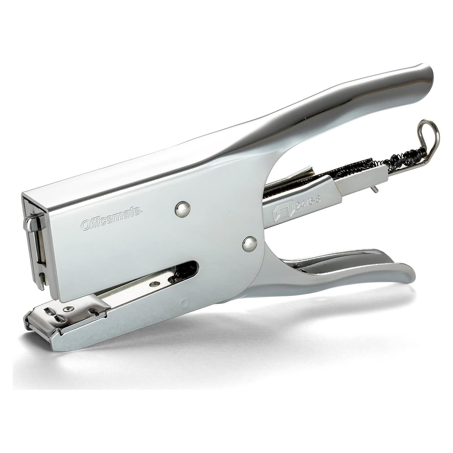 Grapadora Clásica Officemate Metal Plata 97758 6-8mm