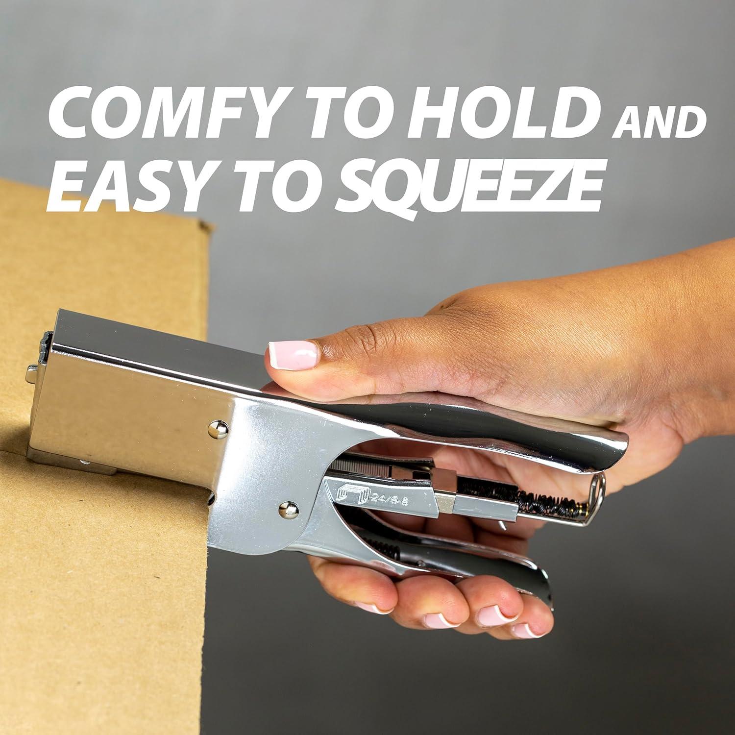 Grapadora Clásica Officemate Metal Plata 97758 6-8mm