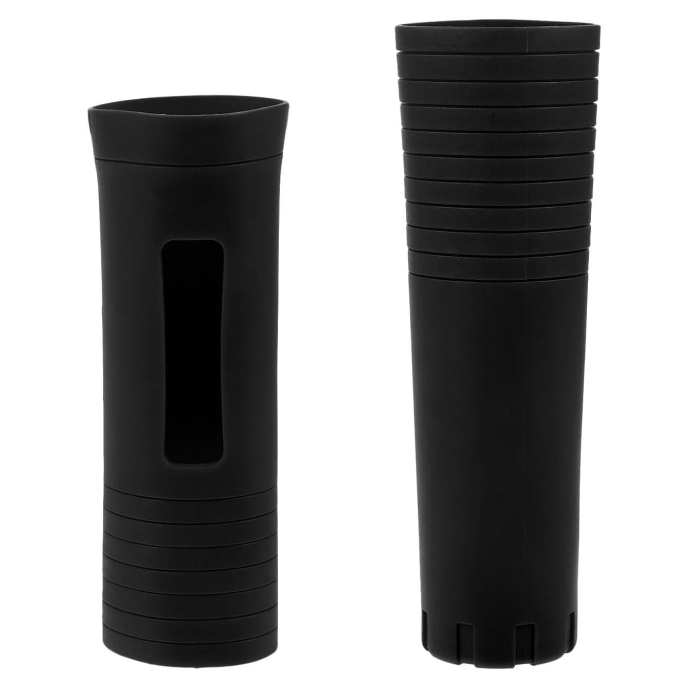 Cubierta de Silicona para Mango de Micrófono 2PCS - Negra