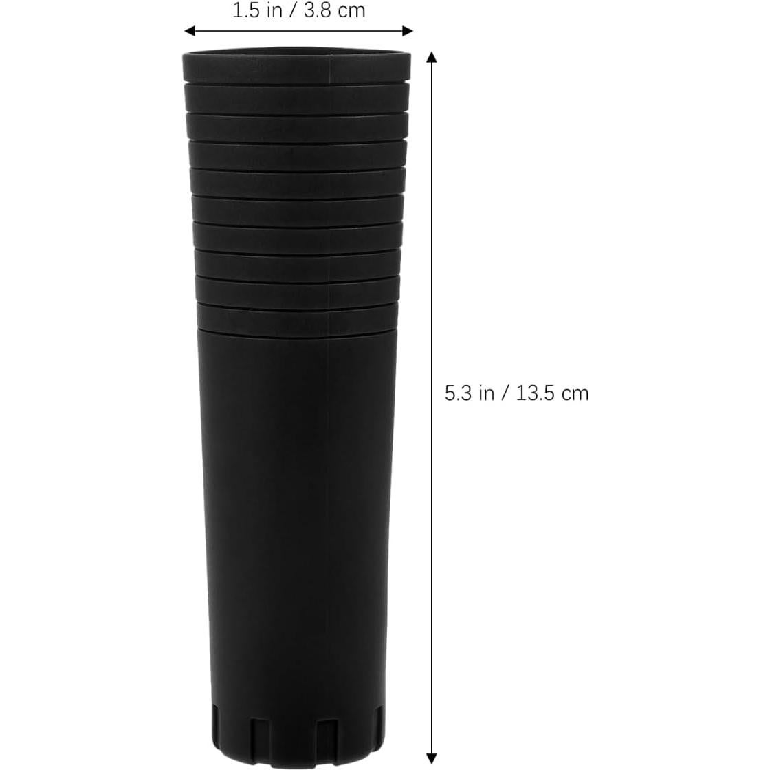 Cubierta de Silicona para Mango de Micrófono 2PCS - Negra