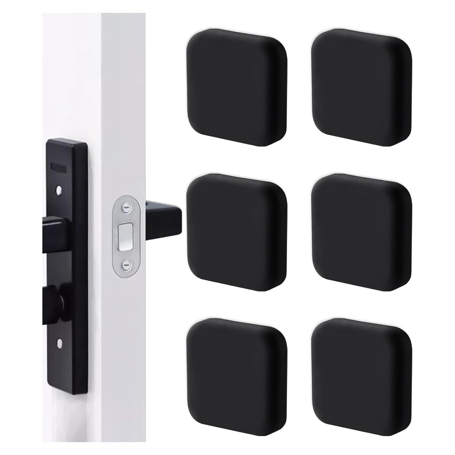Protector de Pared Autoadhesivo Bovinde Negro 6 Piezas