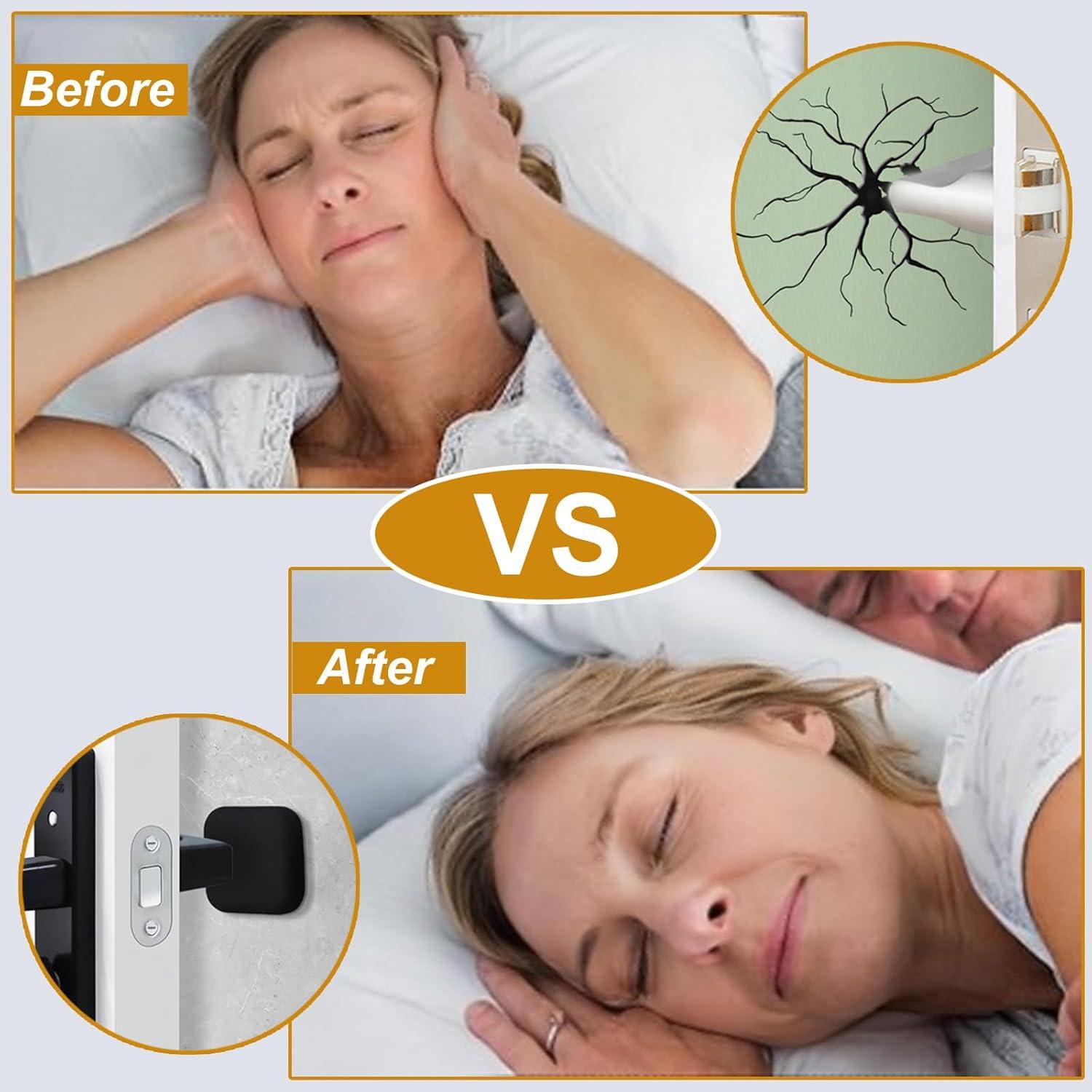 Protector de Pared Autoadhesivo Bovinde Negro 6 Piezas