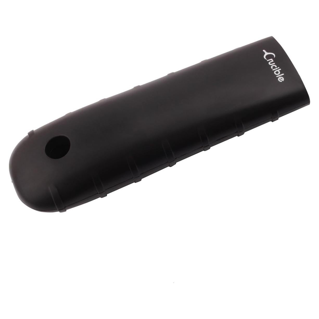 Soporte de Mango de Silicona Crucible Cookware Negro 14cm