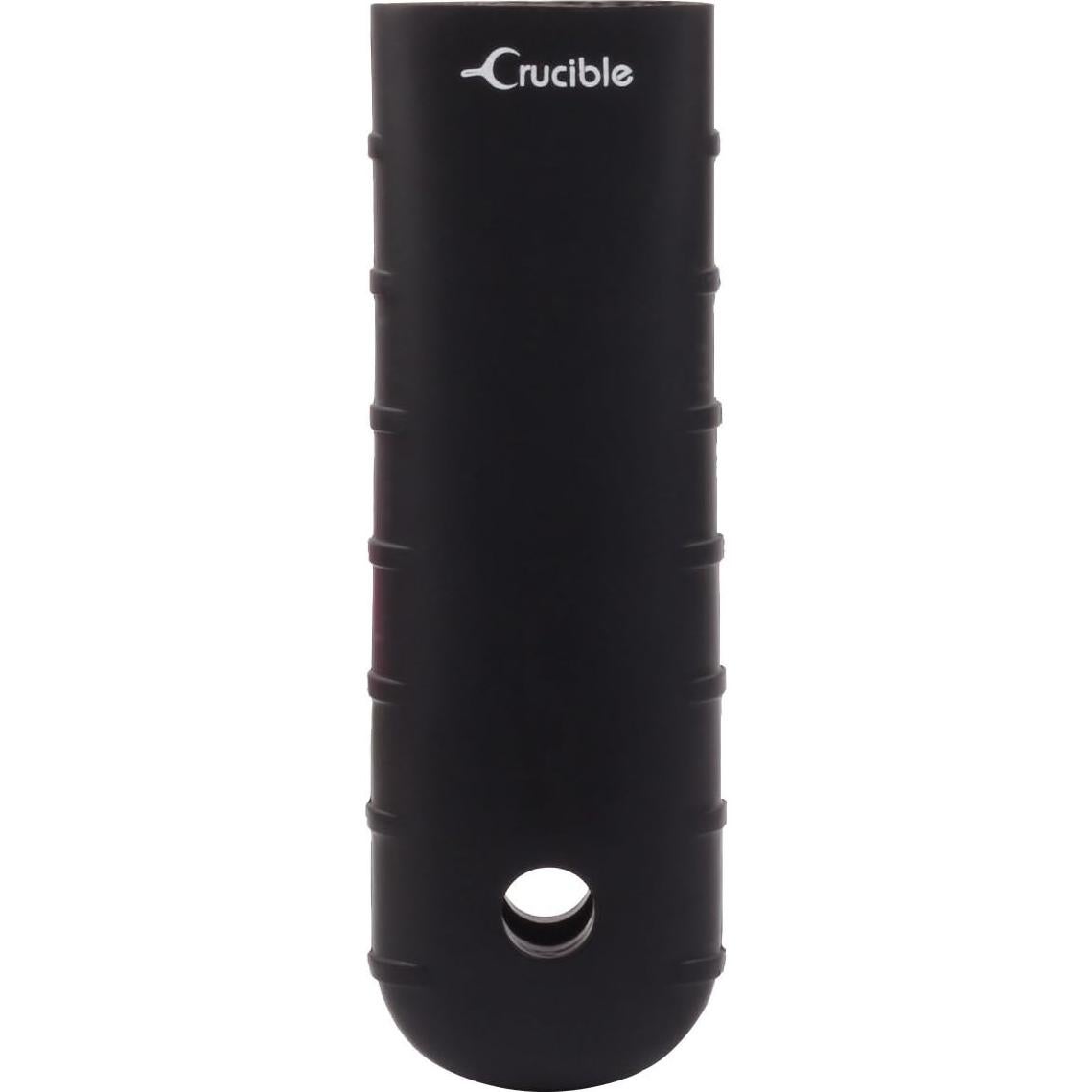 Soporte de Mango de Silicona Crucible Cookware Negro 14cm