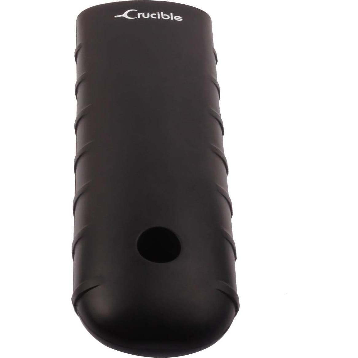 Soporte de Mango de Silicona Crucible Cookware Negro 14cm