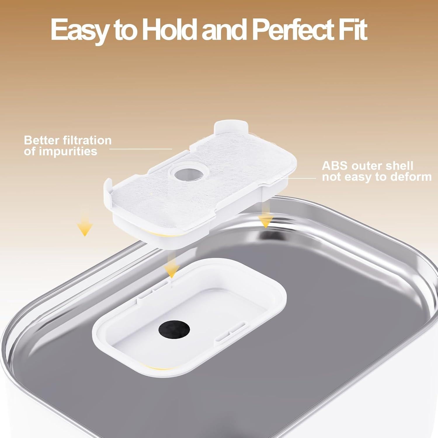 8 Filtros de Reemplazo para Fuente de Agua Gatos PETLIBRO