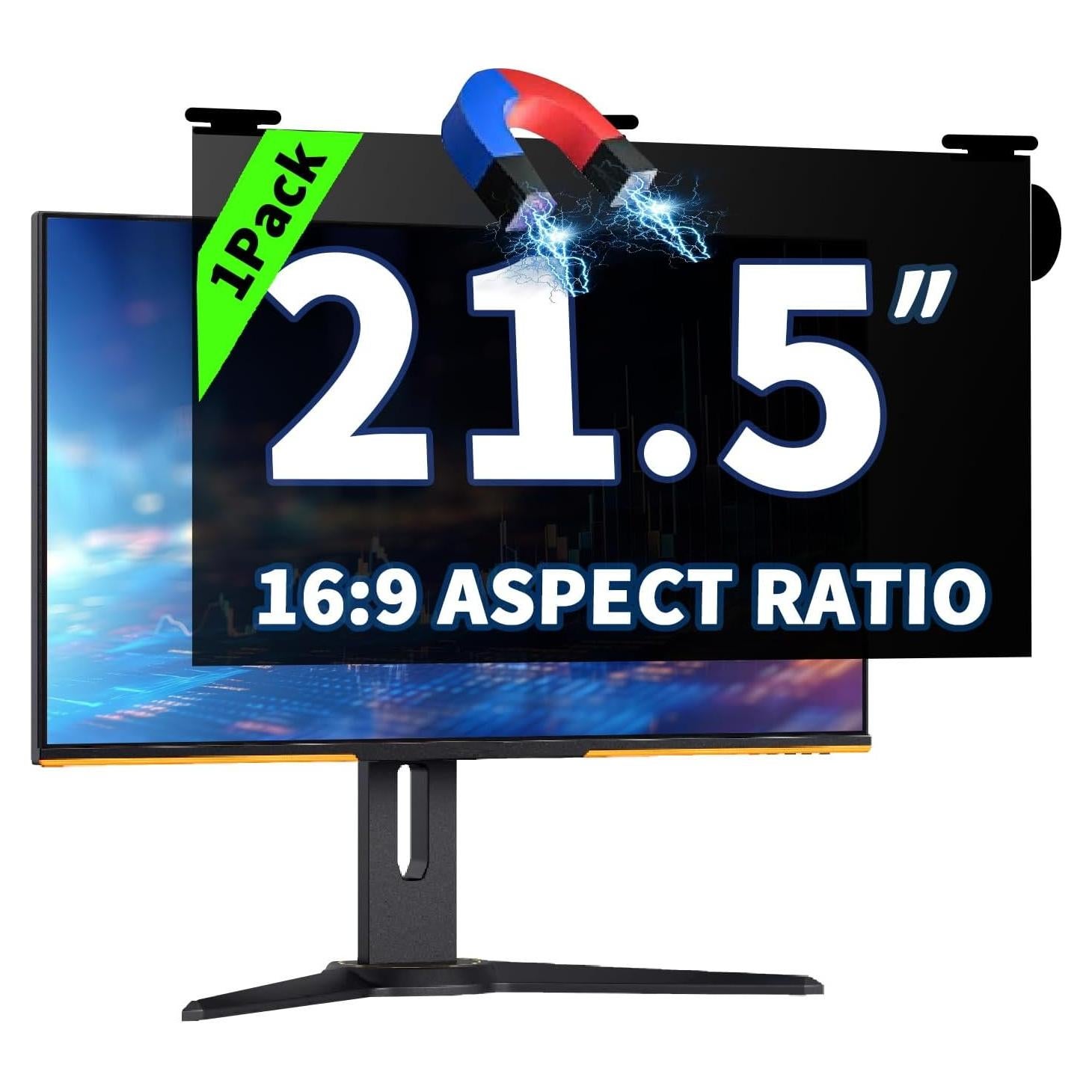 Filtro de Privacidad Magnético 21.5" Halloive Antirreflejo