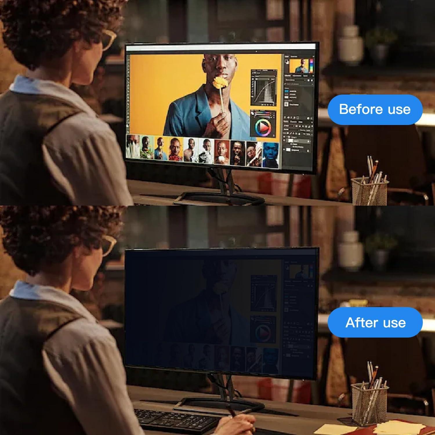 Filtro de Privacidad Magnético 21.5" Halloive Antirreflejo