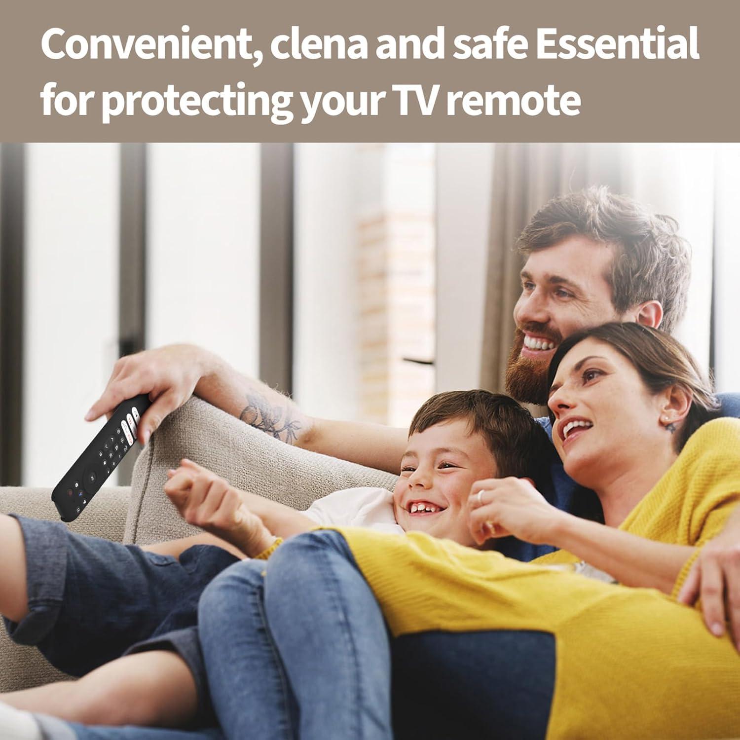 Funda de Silicona Hi Color para Control Remoto TCL RC813 FMB1 Negro