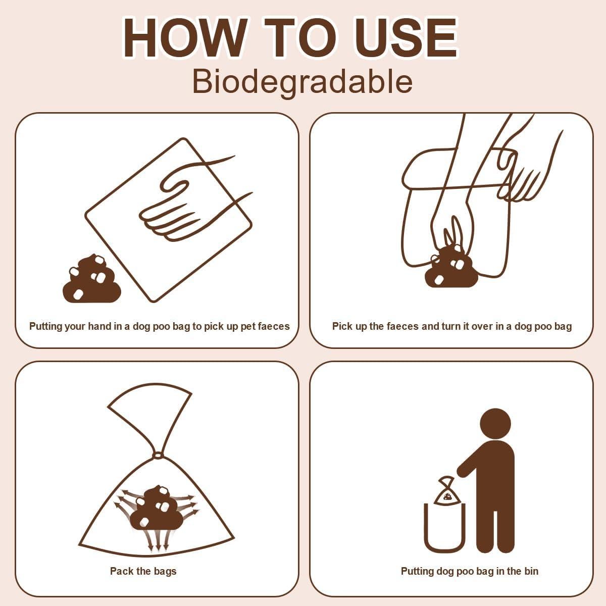 Bolsas Biodegradables para Perros RMancipate - 120 Unidades Aroma Café