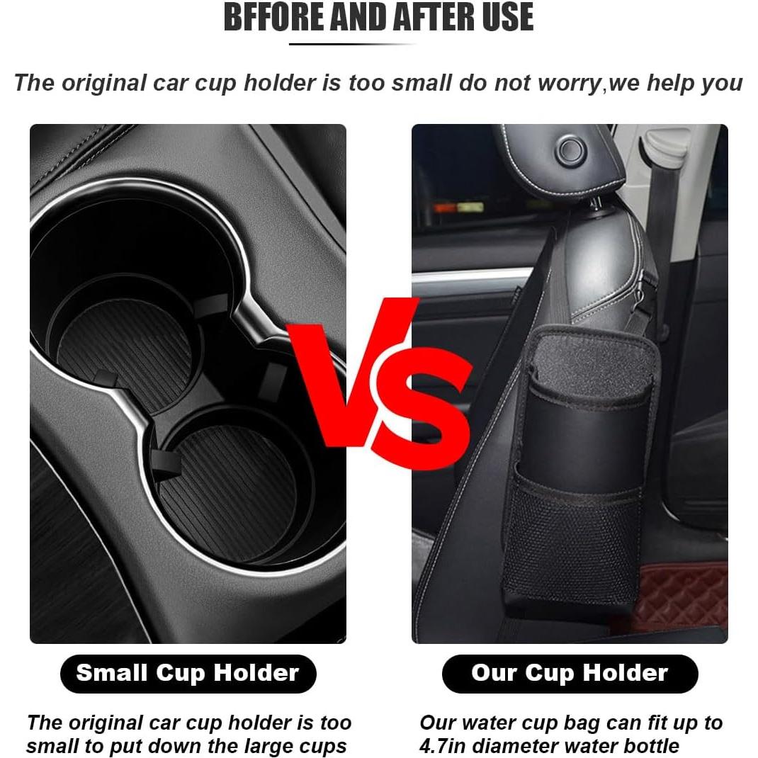 Soporte para Taza de Auto SMILFUY 24.7x13.8cm Multifuncional