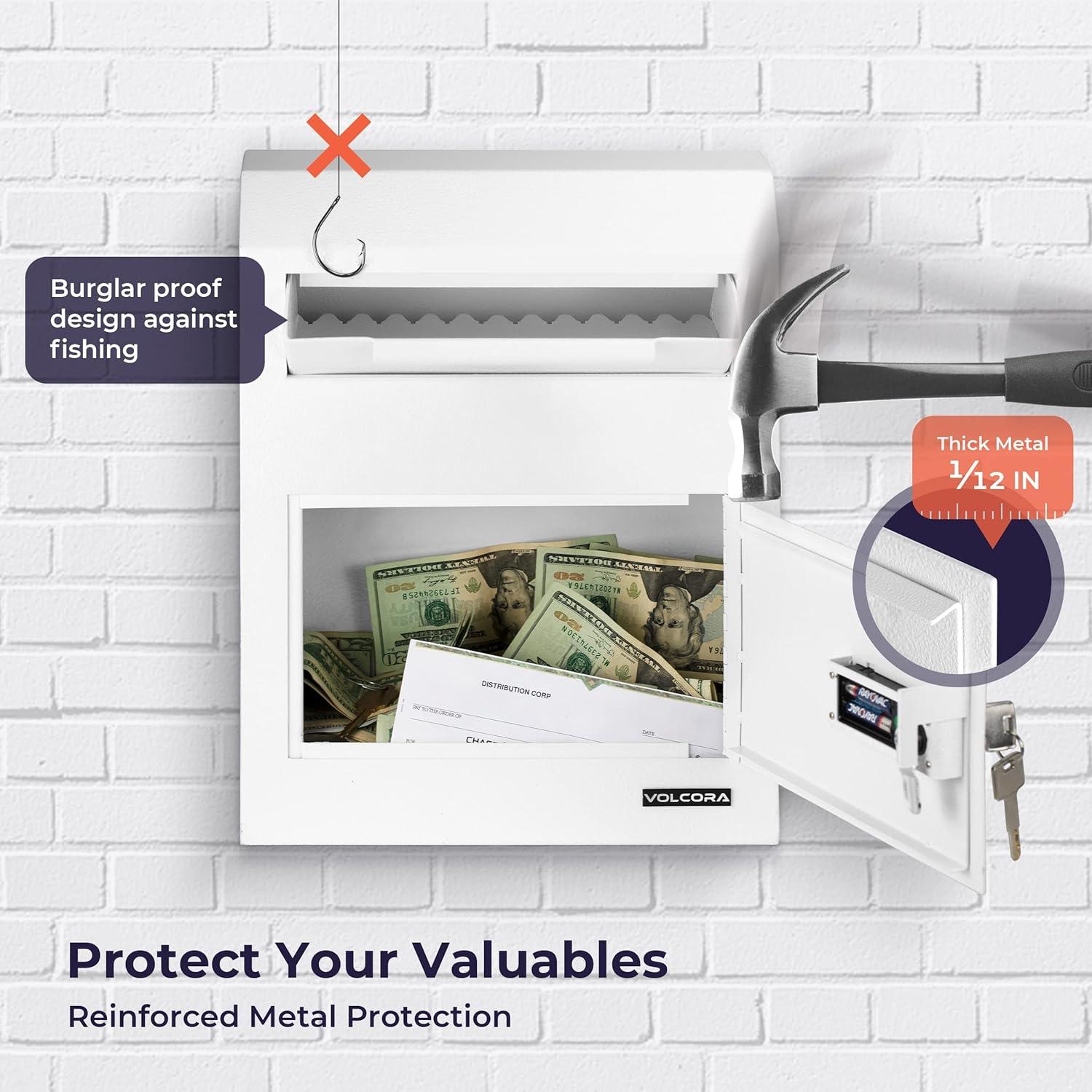 Caja de Depósito Volcora Digital con Cerradura Electrónica 38.1x30.5cm