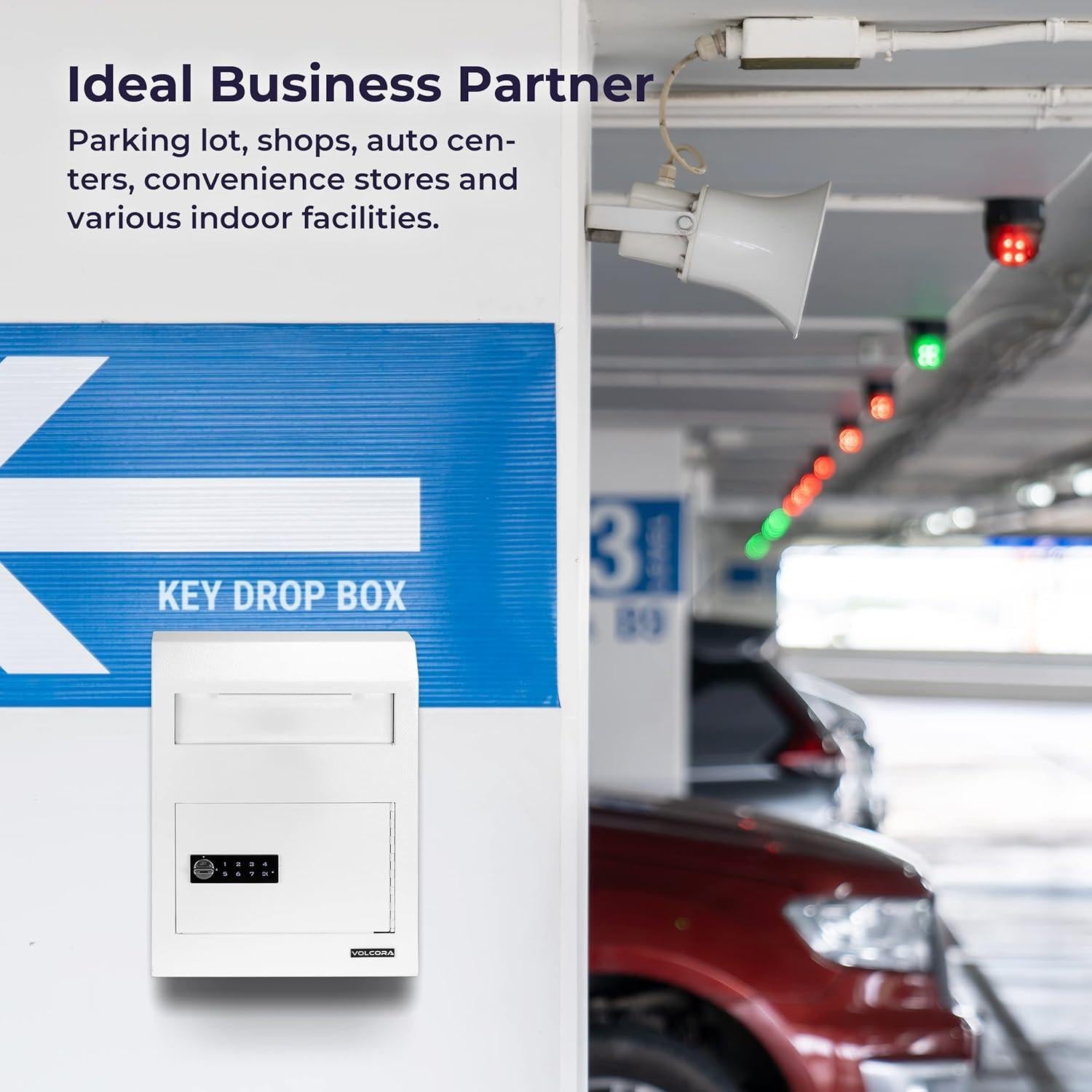 Caja de Depósito Volcora Digital con Cerradura Electrónica 38.1x30.5cm