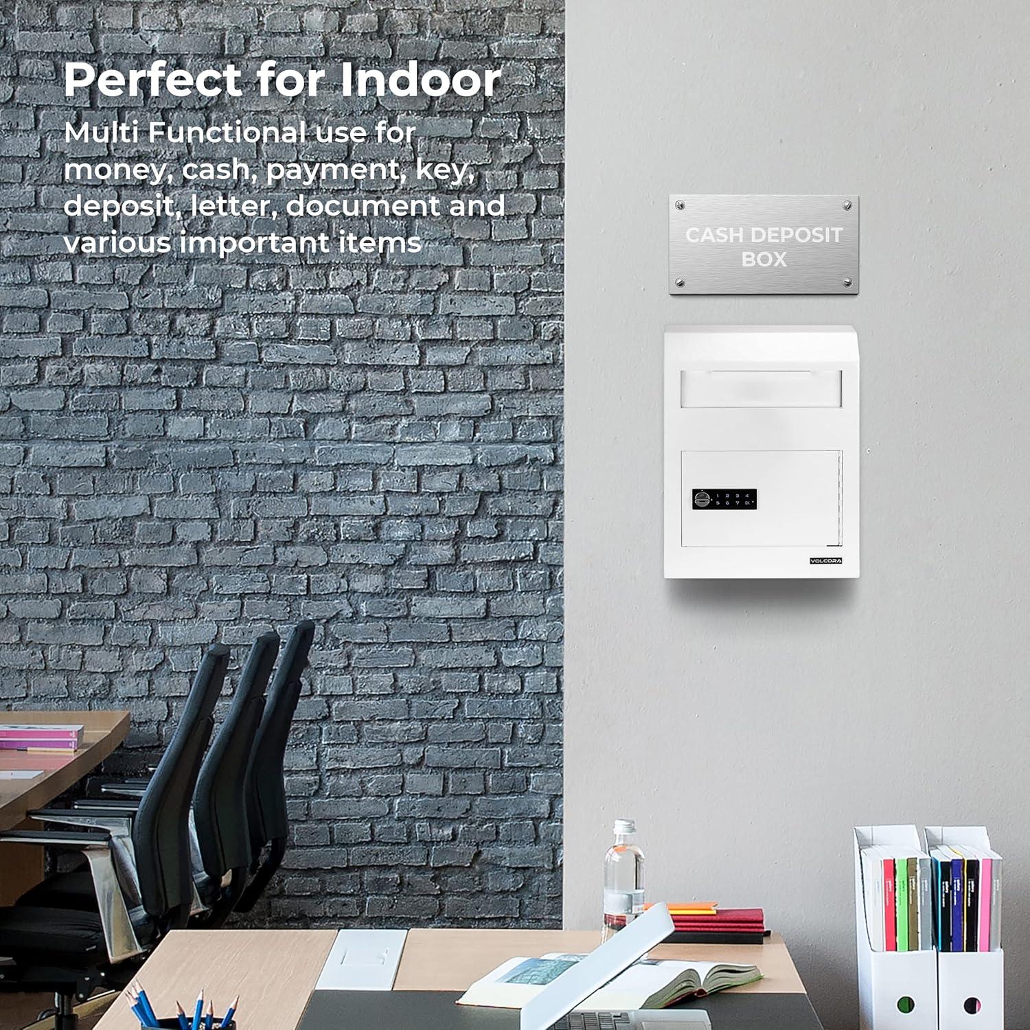 Caja de Depósito Volcora Digital con Cerradura Electrónica 38.1x30.5cm