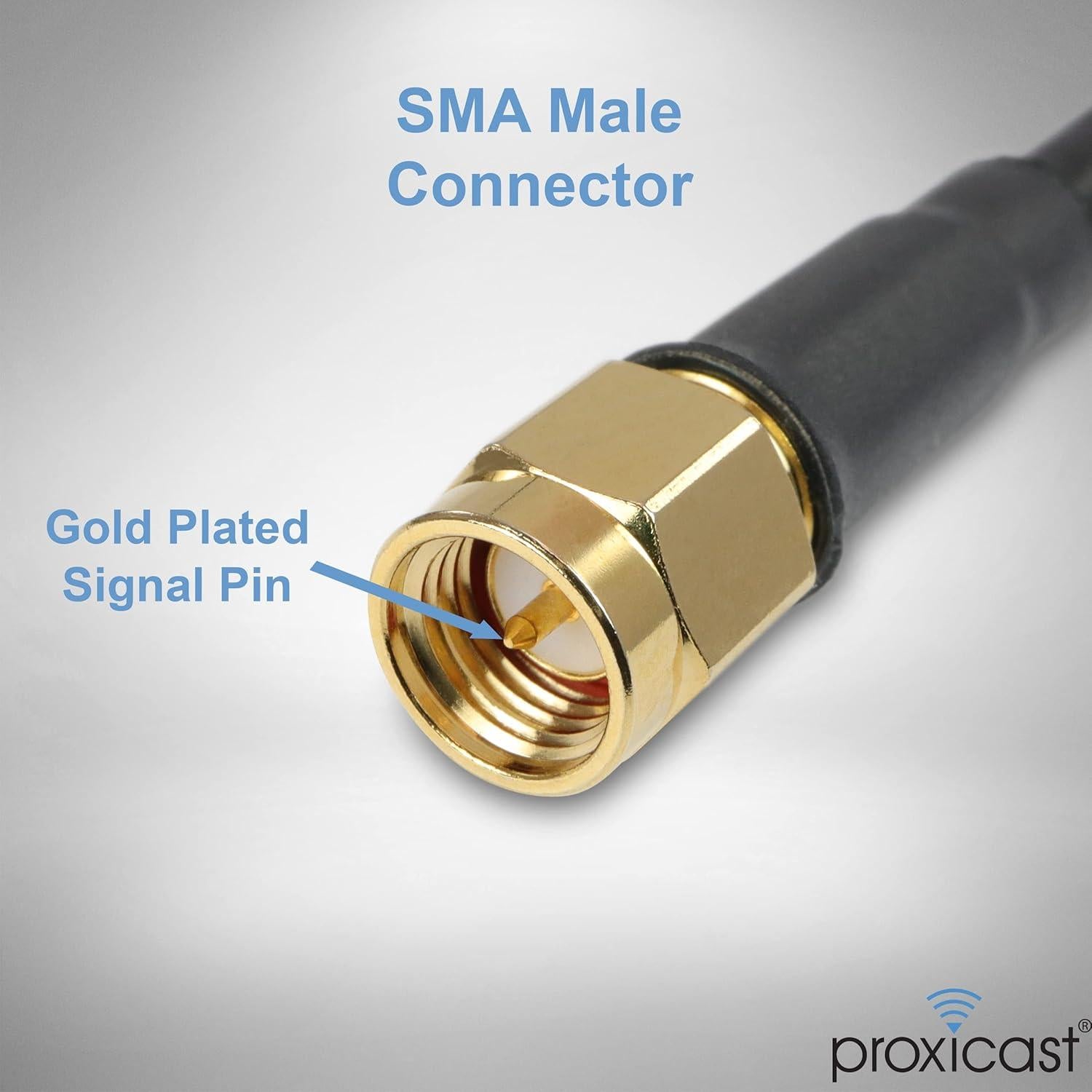 Cable Coaxial Proxicast 0.91 m SMA Macho a N Macho 4G 5G