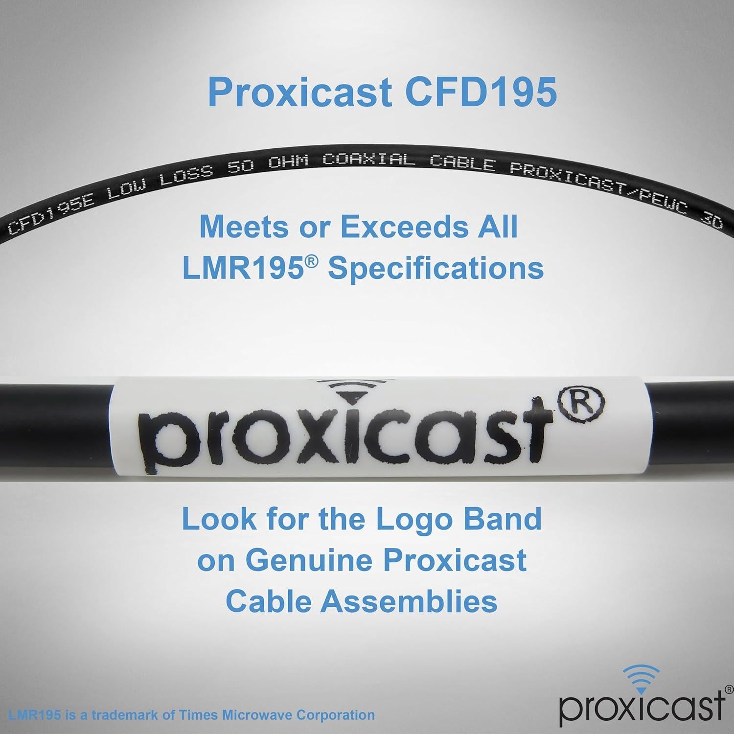 Cable Coaxial Proxicast 0.91 m SMA Macho a N Macho 4G 5G