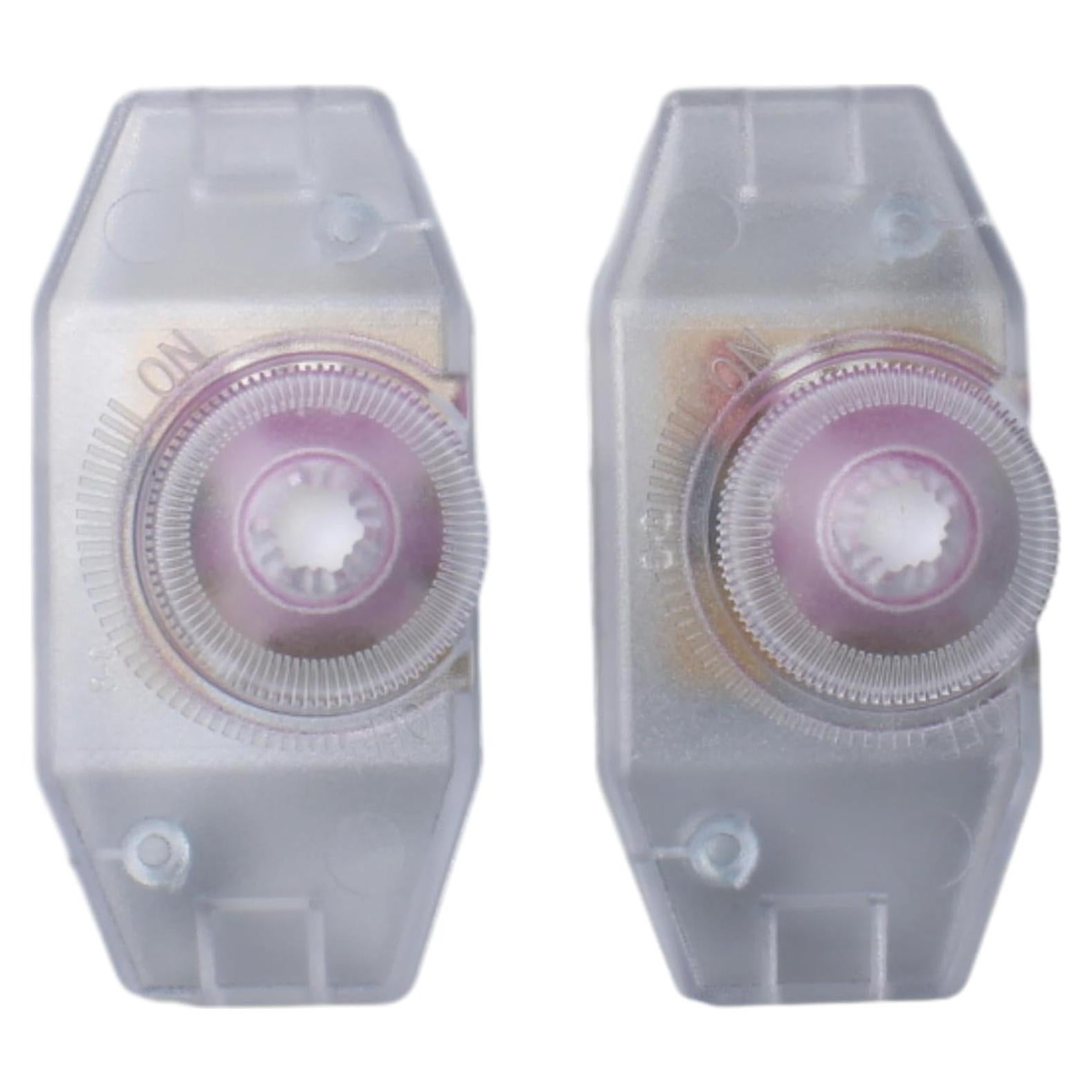 2 Piezas Interruptor Regulador de Luz Inline OZXNO 110V-1A