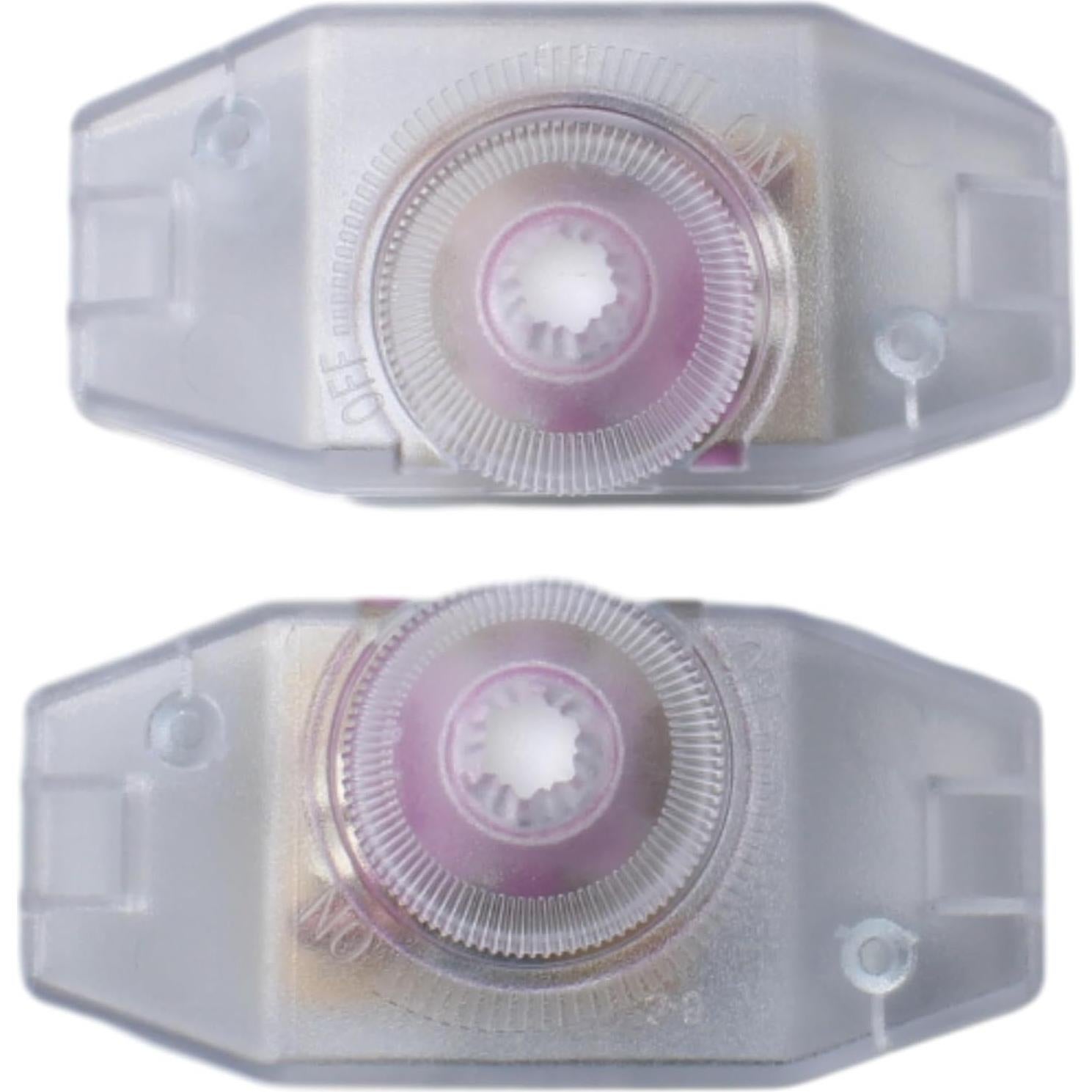 2 Piezas Interruptor Regulador de Luz Inline OZXNO 110V-1A