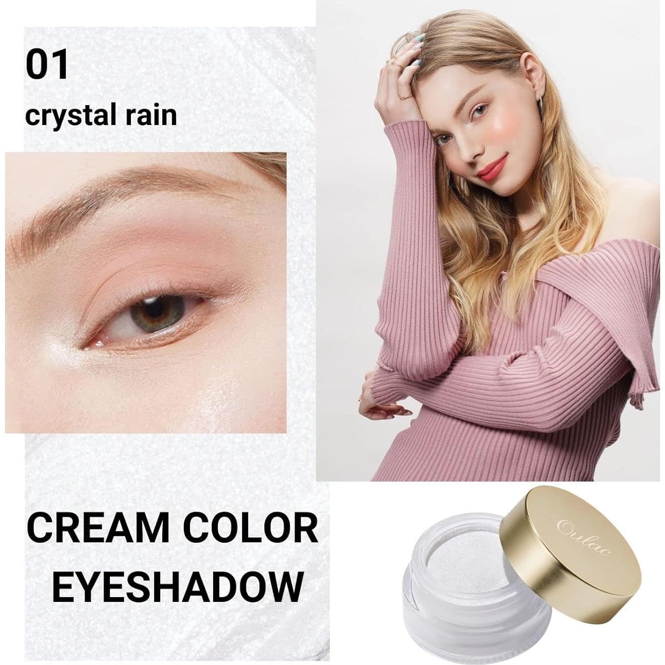 Sombra de Ojos Crema Oulac 6g Color Natural Larga Duración