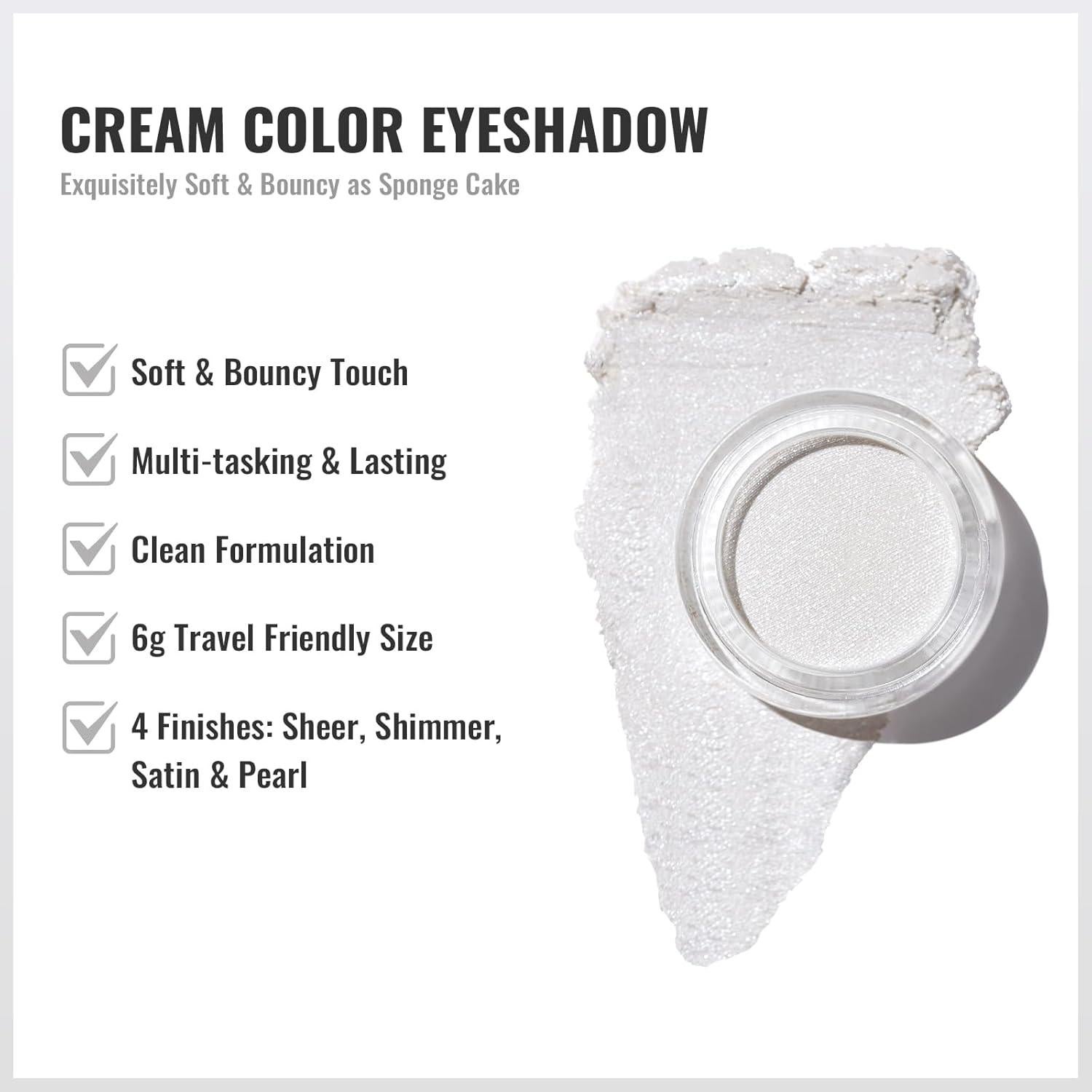 Sombra de Ojos Crema Oulac 6g Color Natural Larga Duración